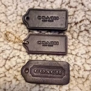 Set of 3 Coach Hangtags